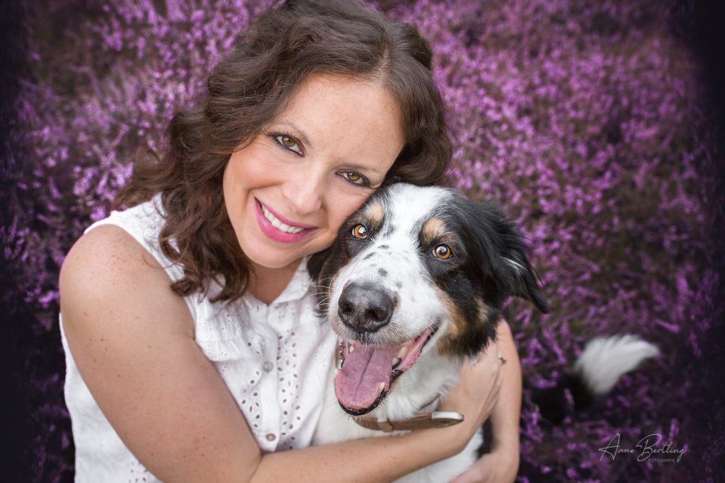 Fotografie Hund Mensch Bezeihung Portrait Heide Münsterland NRW